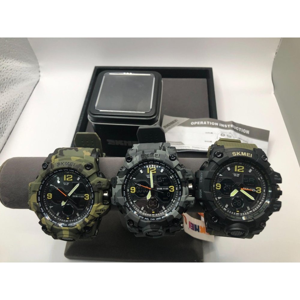 THREE Military Style Watches